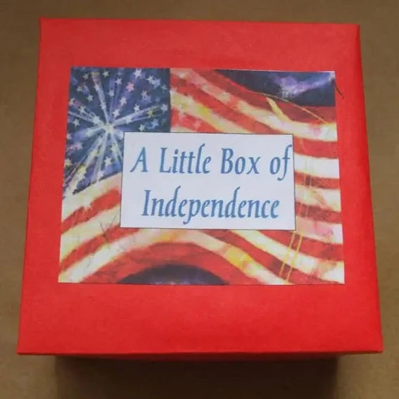 A Little Box of Independence - Independence day Gift, USA, Handmade Gift,