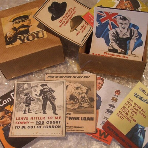 1940's Propaganda Mini pictures ~ Wedding favours, Handmade gifts