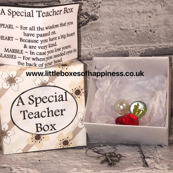 A Special Teacher Box ~ Leaving School, Teacher Gift, Teaching Gift