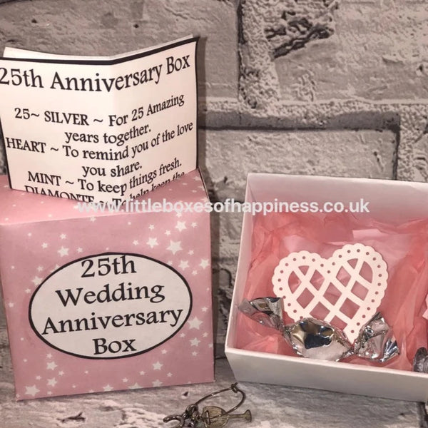 25th Wedding Anniversary Box