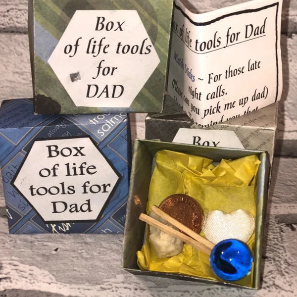 Box of Life tools for Dad