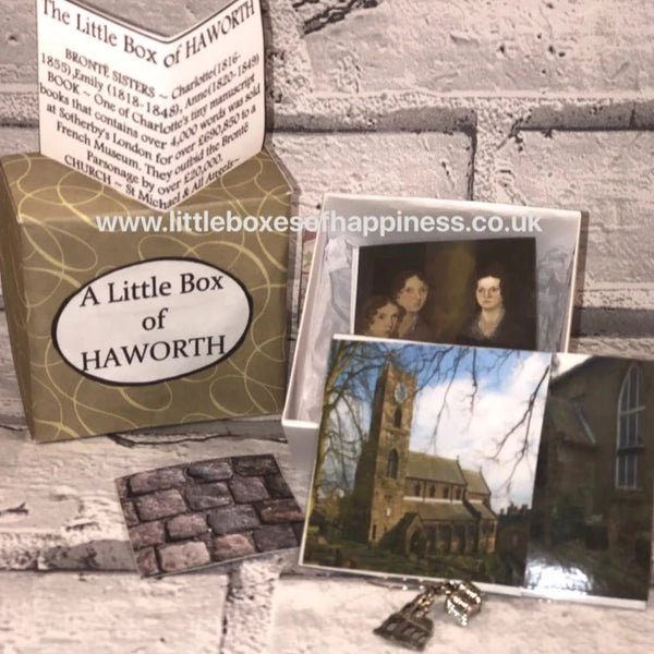 The Little Box of Haworth - Brontë, Yorkshire Souvenir, Gift, Sentimental gift, Handmade