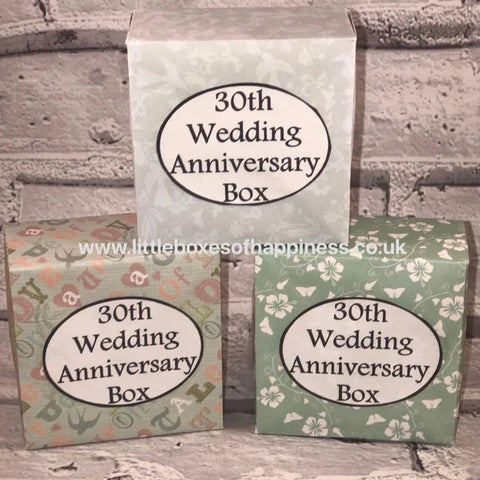 30th Wedding Anniversary Box