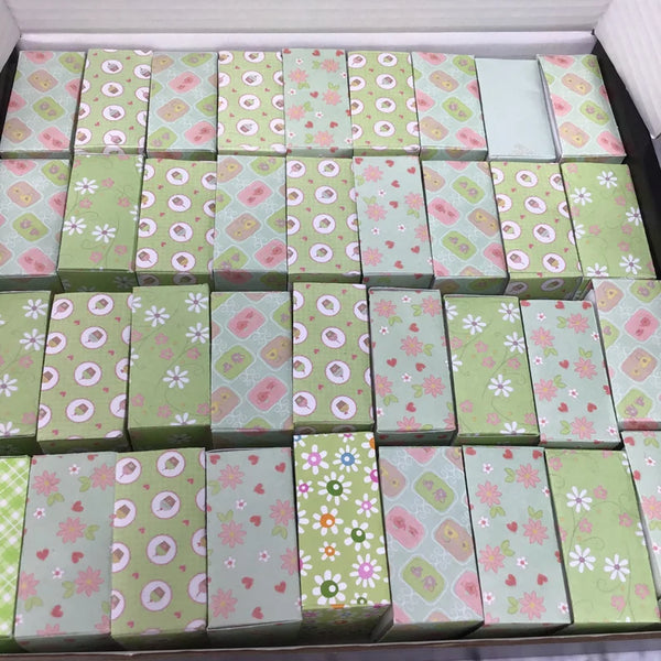 Handmade gift Boxes, Origami boxes, favour boxes, pretty hearts and flower designs.wedding favour, jewellery boxes, 36 boxesboxes